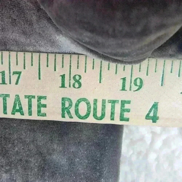 Madewell Top Womens Small Dark Brown Silk Blend Velvet Choker Gothic Metallic - Picture 8 of 10